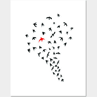 Unique bird Posters and Art